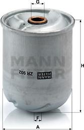 Mann-Filter ZR 902 x - Filtru ulei aaoparts.ro