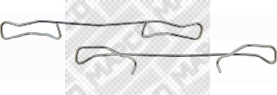 Mapco 9605 - Set accesorii, placute frana aaoparts.ro