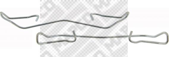 Mapco 9606 - Set accesorii, placute frana aaoparts.ro