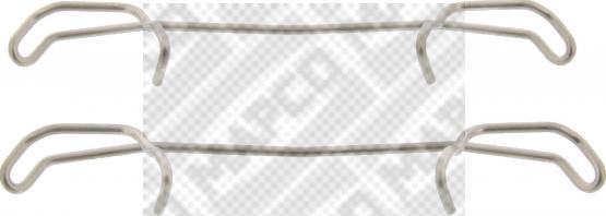 Mapco 9601 - Set accesorii, placute frana aaoparts.ro