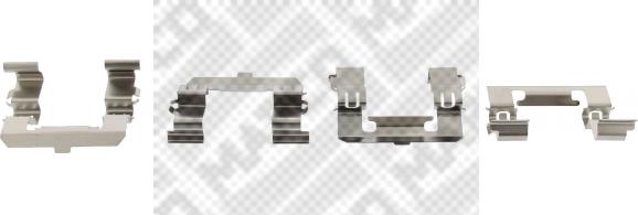 Mapco 9633 - Set accesorii, placute frana aaoparts.ro