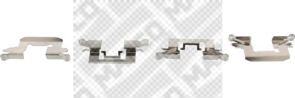 Mapco 9627 - Set accesorii, placute frana aaoparts.ro