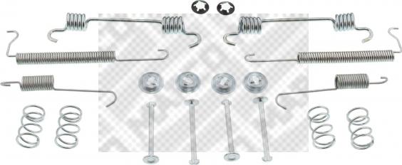 Mapco 9166 - Set accesorii, sabot de frana aaoparts.ro