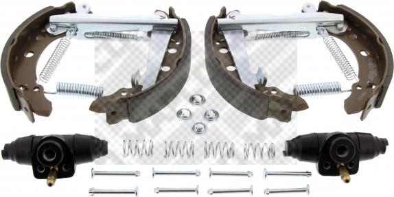 Mapco 9857 - Set saboti frana aaoparts.ro
