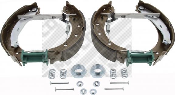 Mapco 9839/1 - Set saboti frana aaoparts.ro