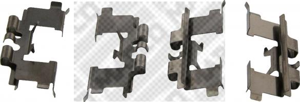 Mapco 9304 - Set accesorii, placute frana aaoparts.ro