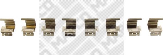 Mapco 9315 - Set accesorii, placute frana aaoparts.ro