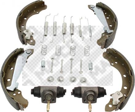 Mapco 9737 - Set saboti frana aaoparts.ro