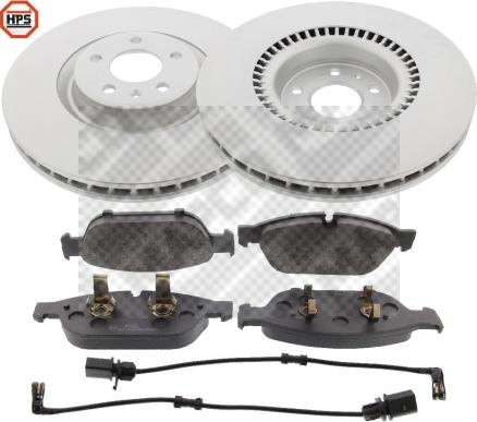 Mapco 47992HPS - Set frana, frana disc aaoparts.ro
