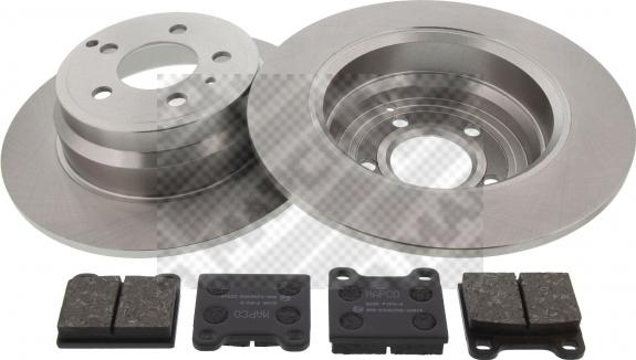 Mapco 47951 - Set frana, frana disc aaoparts.ro
