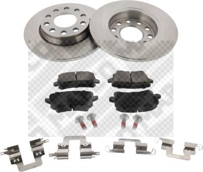 Mapco 47903 - Set frana, frana disc aaoparts.ro