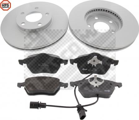 Mapco 47910HPS - Set frana, frana disc aaoparts.ro