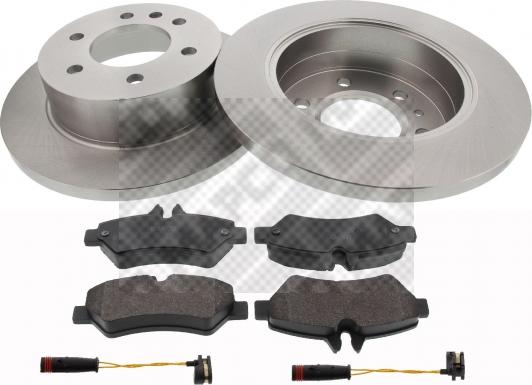 Mapco 47918 - Set frana, frana disc aaoparts.ro