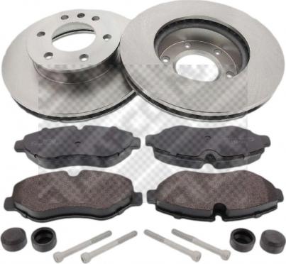 Mapco 47913 - Set frana, frana disc aaoparts.ro