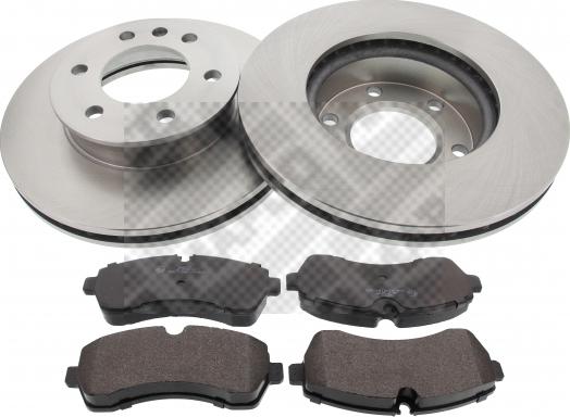 Mapco 47917 - Set frana, frana disc aaoparts.ro