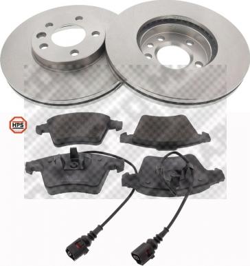 Mapco 47984HPS - Set frana, frana disc aaoparts.ro