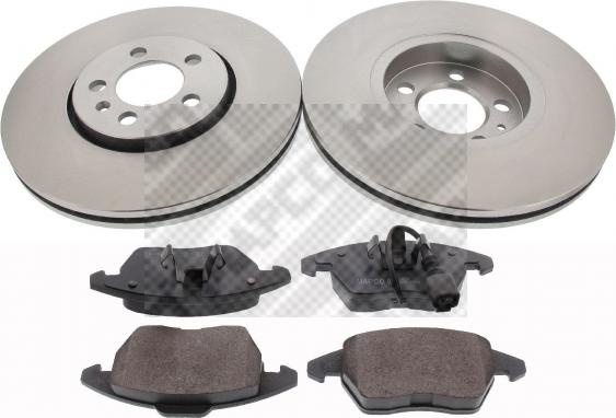 Mapco 47934 - Set frana, frana disc aaoparts.ro