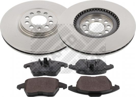 Mapco 47935 - Set frana, frana disc aaoparts.ro
