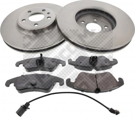 Mapco 47930 - Set frana, frana disc aaoparts.ro
