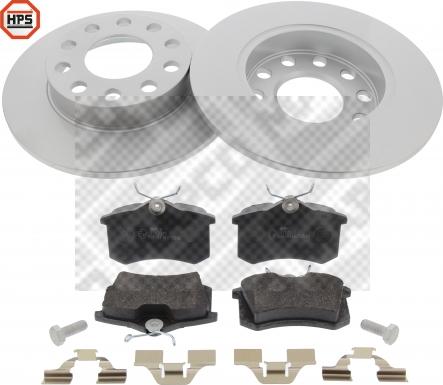 Mapco 47931HPS - Set frana, frana disc aaoparts.ro