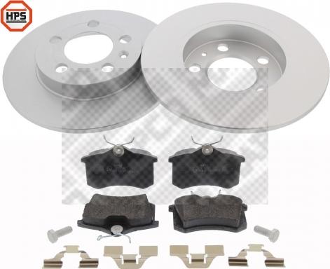 Mapco 47933HPS - Set frana, frana disc aaoparts.ro