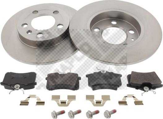 Mapco 47933 - Set frana, frana disc aaoparts.ro