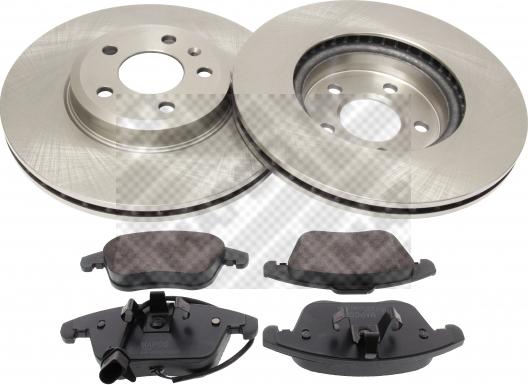 Mapco 47922 - Set frana, frana disc aaoparts.ro