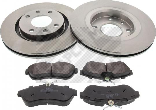 Mapco 47456 - Set frana, frana disc aaoparts.ro