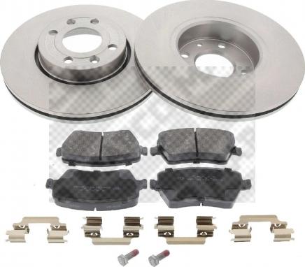 Mapco 47507 - Set frana, frana disc aaoparts.ro