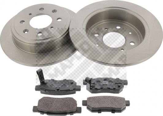 Mapco 47537 - Set frana, frana disc aaoparts.ro
