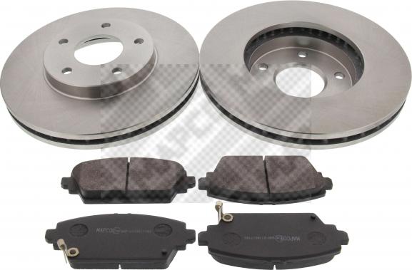 Mapco 47527 - Set frana, frana disc aaoparts.ro