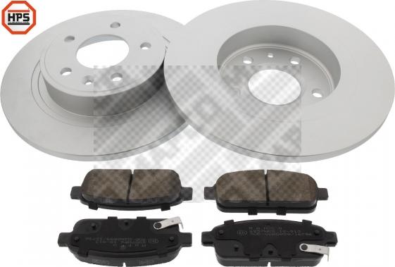Mapco 47699HPS - Set frana, frana disc aaoparts.ro