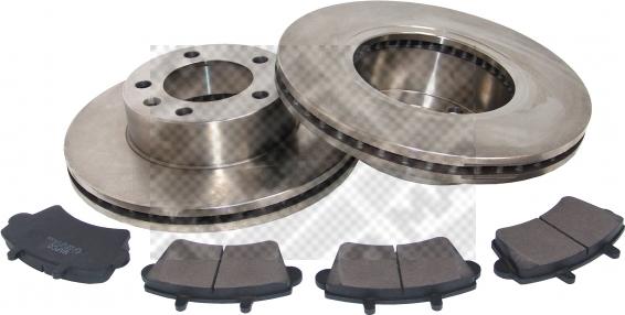Mapco 47680 - Set frana, frana disc aaoparts.ro