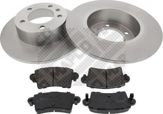 Mapco 47681 - Set frana, frana disc aaoparts.ro