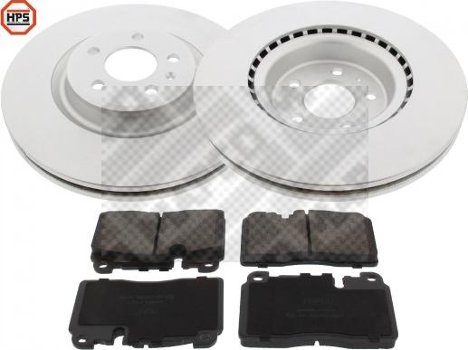 Mapco 47628HPS - Set frana, frana disc aaoparts.ro