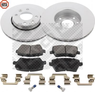 Mapco 47007HPS - Set frana, frana disc aaoparts.ro