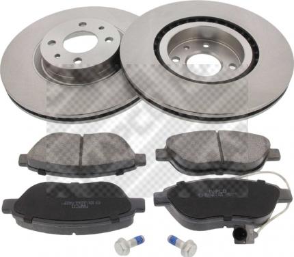 Mapco 47014 - Set frana, frana disc aaoparts.ro