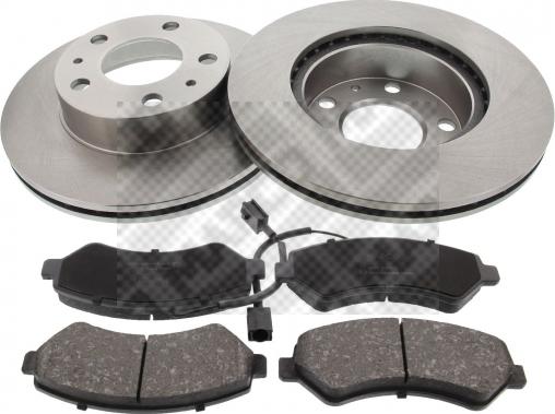 Mapco 47038 - Set frana, frana disc aaoparts.ro