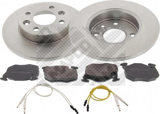 Mapco 47153 - Set frana, frana disc aaoparts.ro