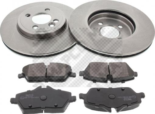 Mapco 47894 - Set frana, frana disc aaoparts.ro