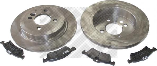 Mapco 47892 - Set frana, frana disc aaoparts.ro