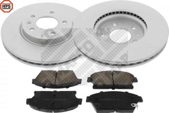 Mapco 47845HPS - Set frana, frana disc aaoparts.ro