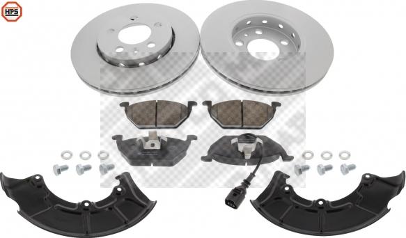 Mapco 47855/9HPS - Set frana, frana disc aaoparts.ro