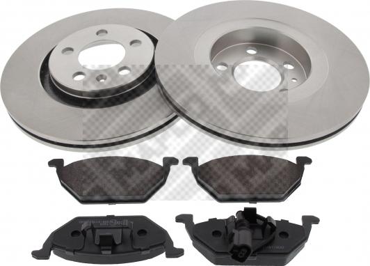 Mapco 47857 - Set frana, frana disc aaoparts.ro