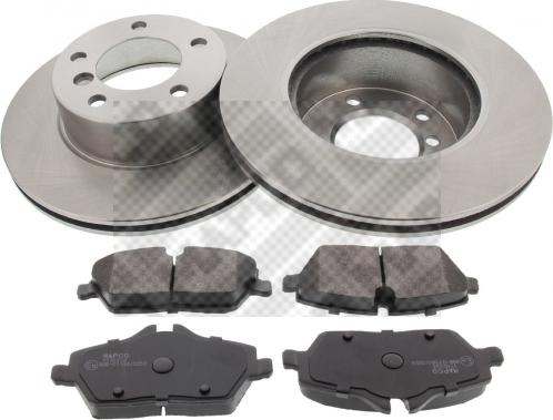 Mapco 47889 - Set frana, frana disc aaoparts.ro