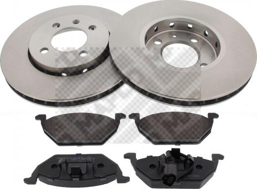 Mapco 47838/1 - Set frana, frana disc aaoparts.ro