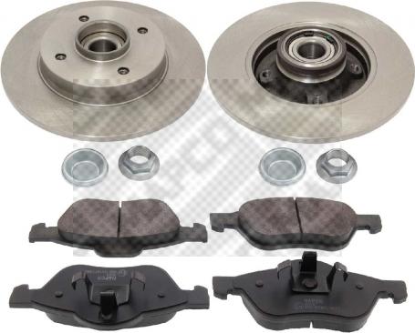 Mapco 47342 - Set frana, frana disc aaoparts.ro
