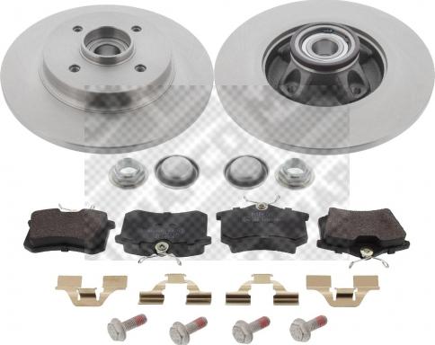 Mapco 47359 - Set frana, frana disc aaoparts.ro