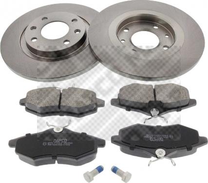 Mapco 47356 - Set frana, frana disc aaoparts.ro