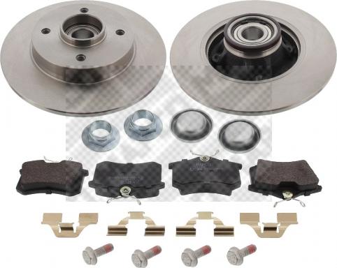 Mapco 47360 - Set frana, frana disc aaoparts.ro